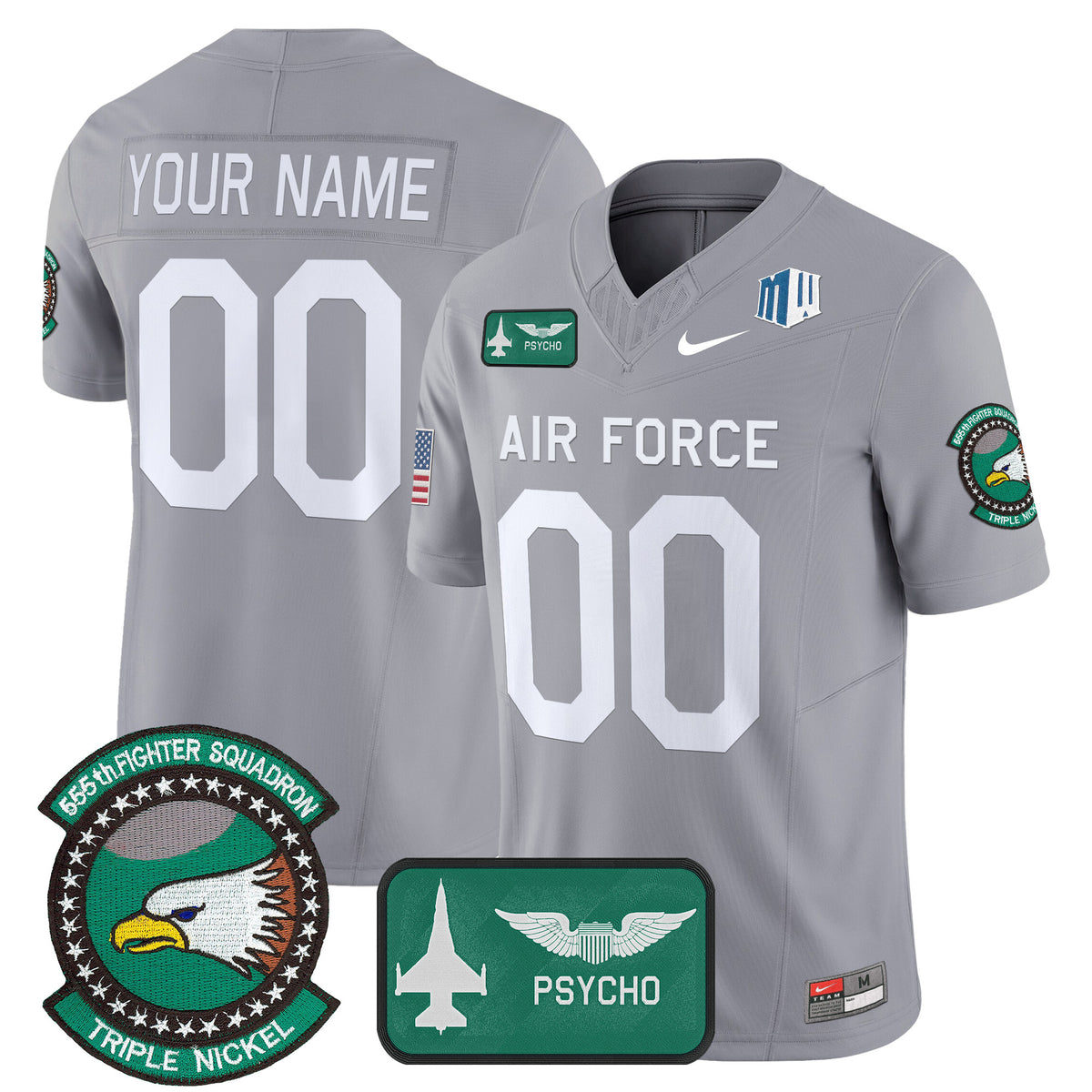 Air Force Falcons 2025 'Air Power Legacy Series' Vapor Limited Custom Jersey - All Stitched