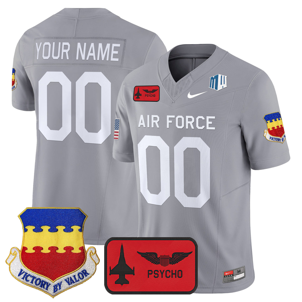 Air Force Falcons 2025 'Air Power Legacy Series' Vapor Limited Custom Jersey - All Stitched