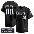 Philadelphia Eagles 'Gothic Philly Edition' Vapor Baseball Custom Jersey - All Stitched