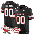 Louisville Cardinals '1980s Throwback' Vapor Limited Custom Jersey - All Stitched