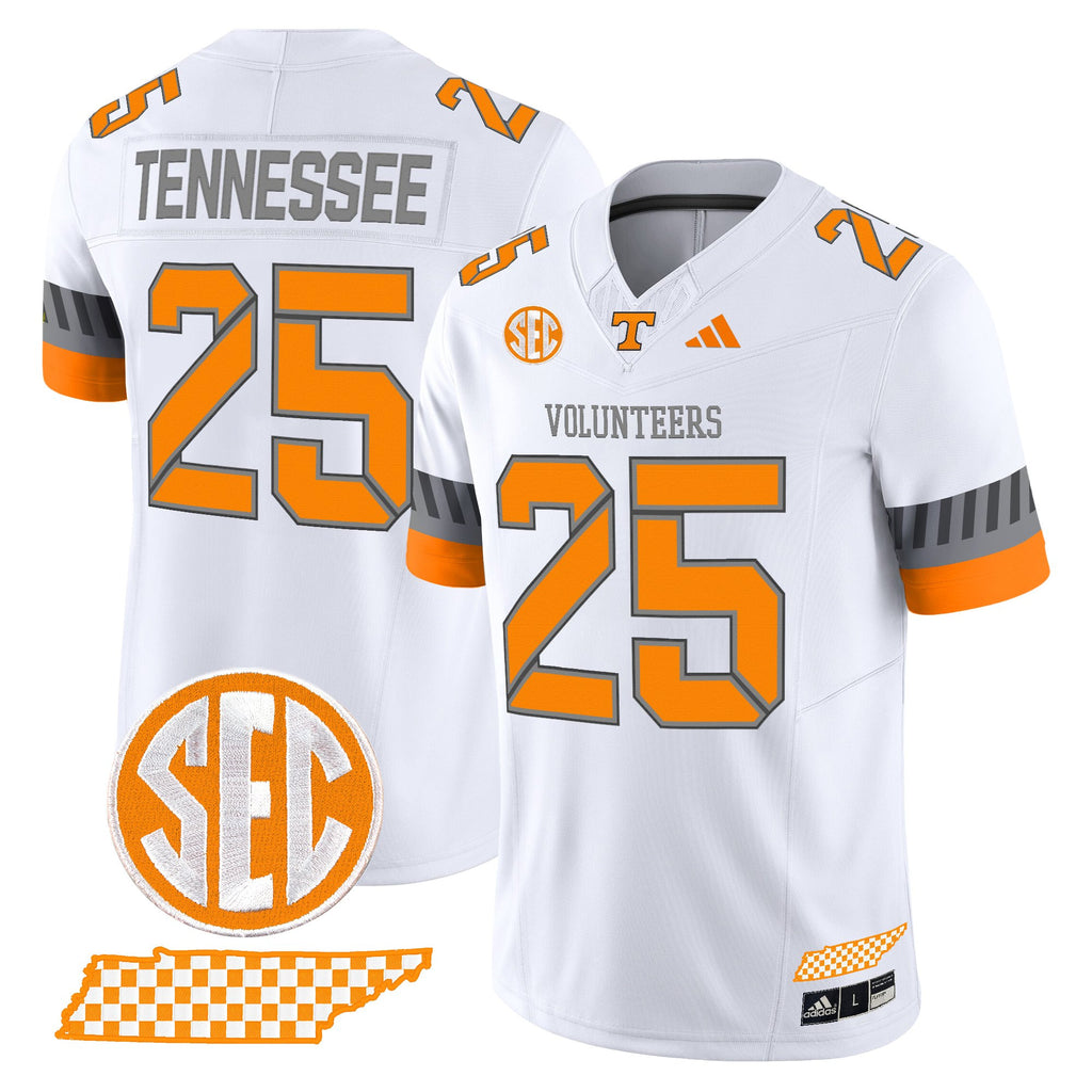 Men's Tennessee Volunteers 2025 'Smokey Grey Series' Vapor Limited Jersey V3 - All Stitched