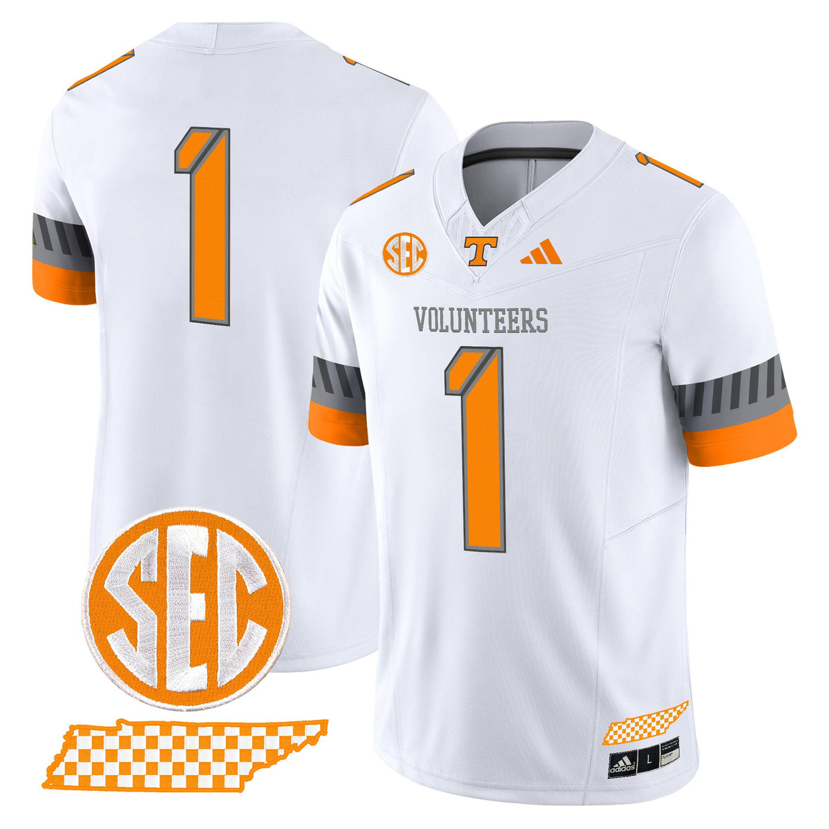 Men's Tennessee Volunteers 2025 'Smokey Grey Series' Vapor Limited Jersey V3 - All Stitched
