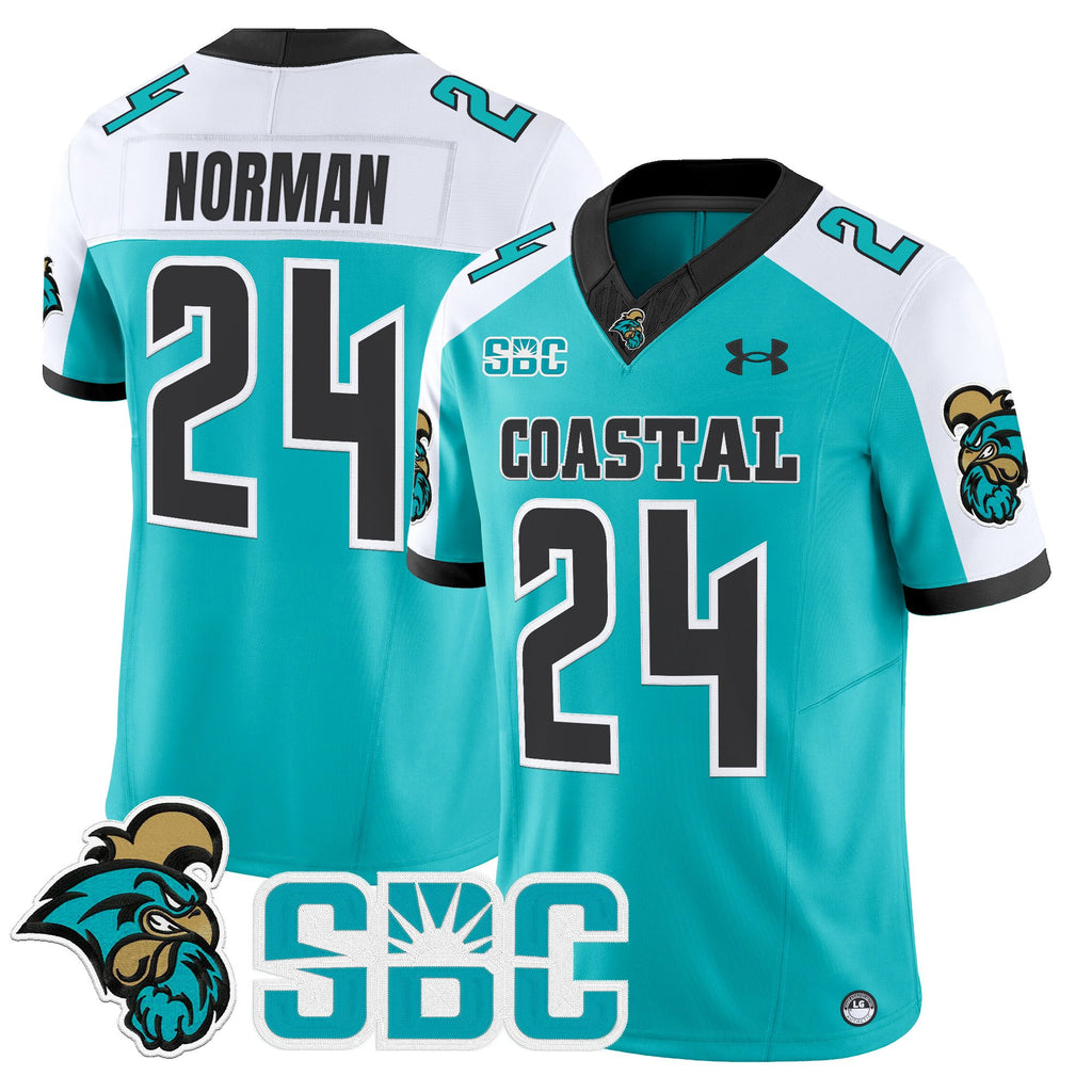 Men's Coastal Carolina Chanticleers 2025 Vapor Limited Jersey - All Stitched