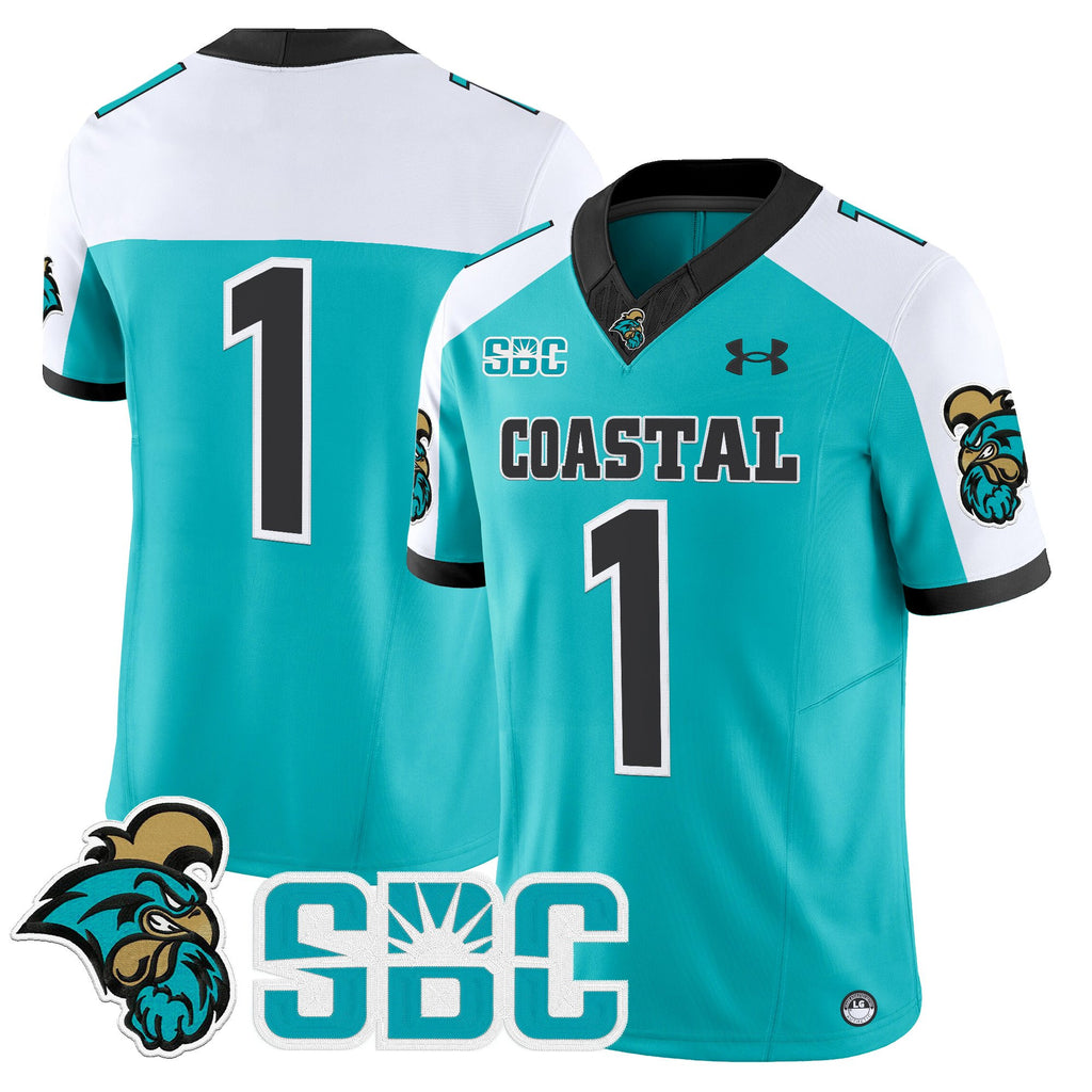 Men's Coastal Carolina Chanticleers 2025 Vapor Limited Jersey - All Stitched