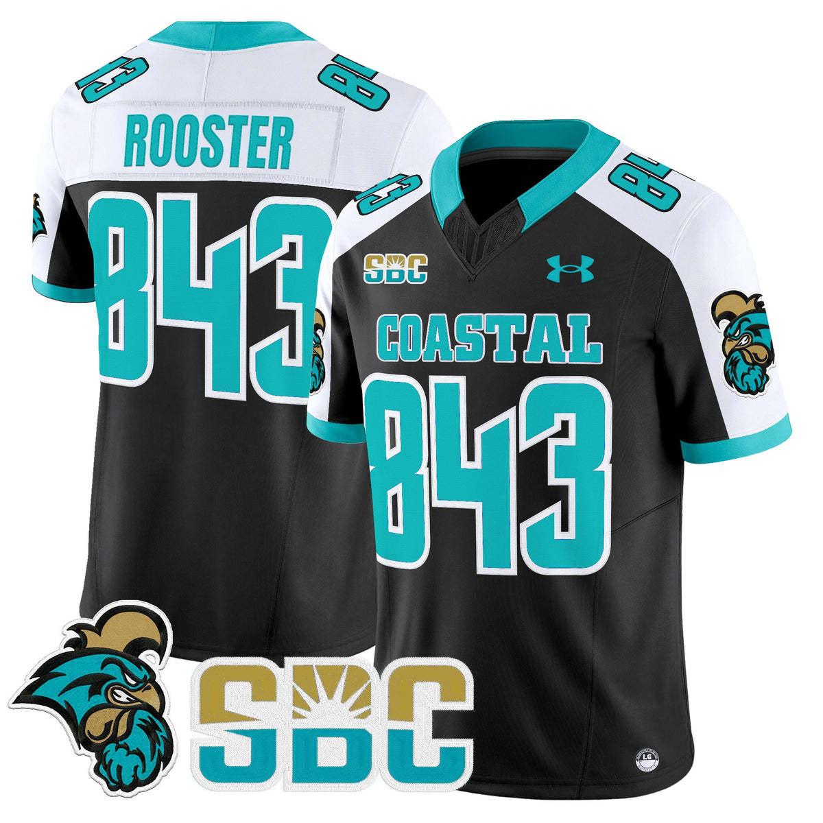Men's Coastal Carolina Chanticleers 2025 Vapor Limited Jersey - All Stitched