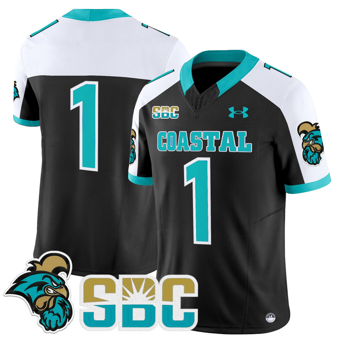 Men's Coastal Carolina Chanticleers 2025 Vapor Limited Jersey - All Stitched