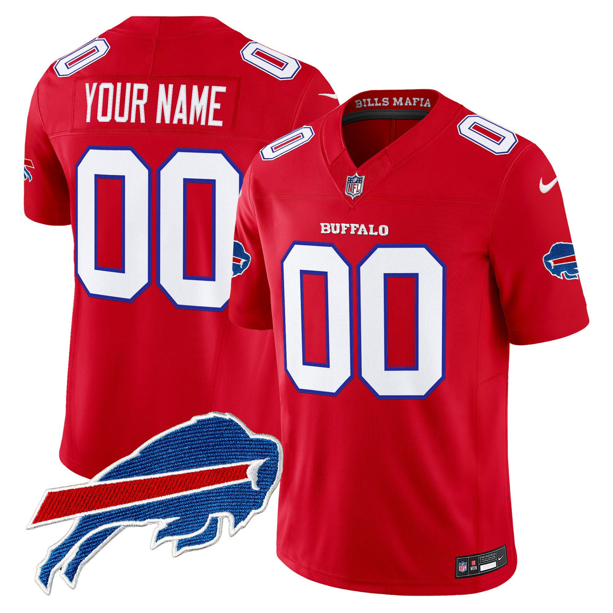 Buffalo Bills 2025 "Rivalries" Vapor Limited Custom Jersey - All Stitched