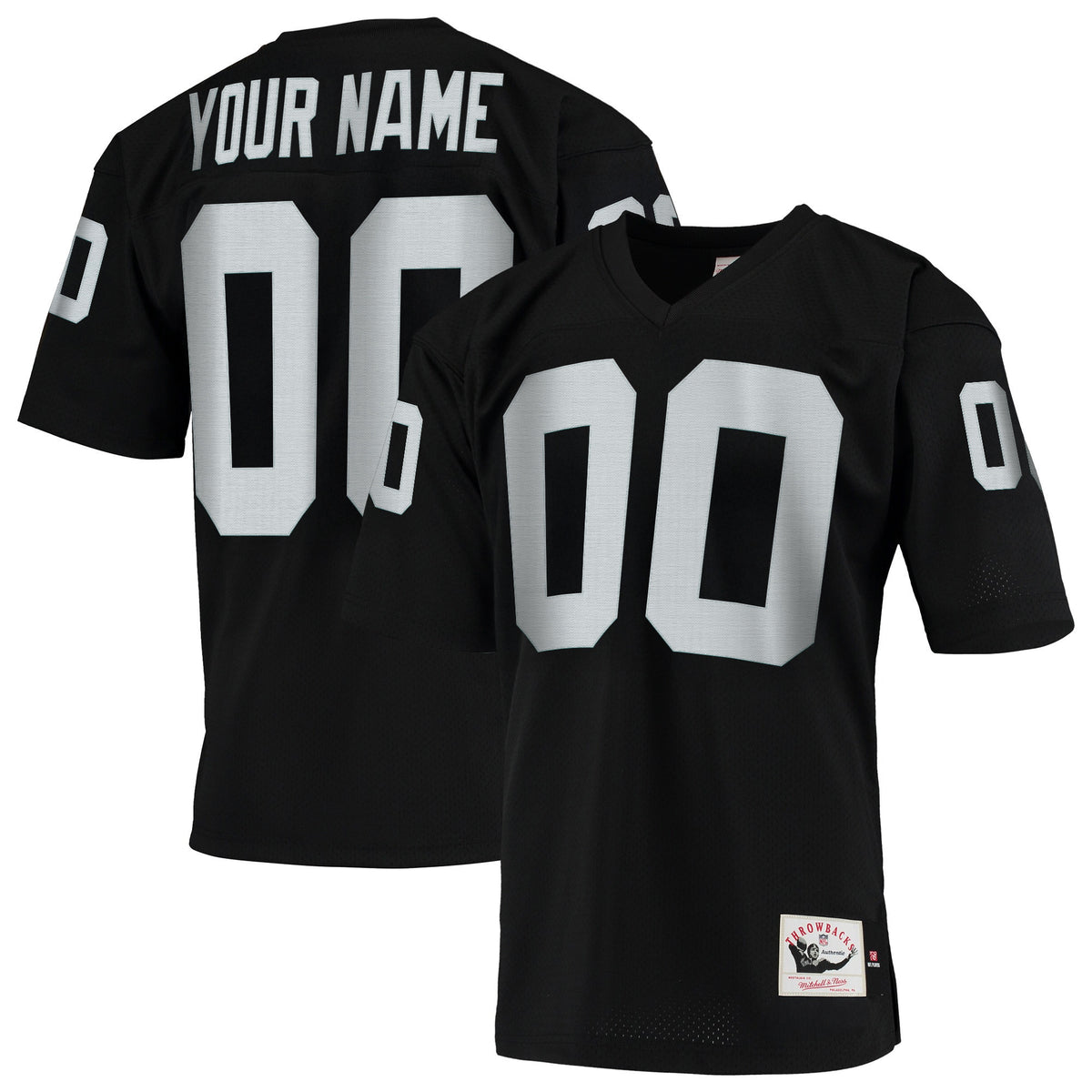 Las Vegas Raiders Throwback Custom Jersey - All Stitched