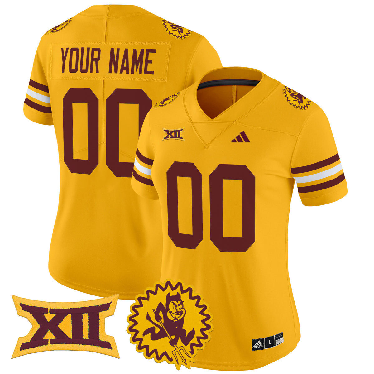 Arizona State Sun Devils 1975 Throwback Vapor Limited Custom Jersey - All Stitched