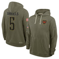 Washington Commanders 2025 Salute to Service Pullover Hoodie - All Stitched