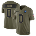 Men's Detroit Lions 2025 Salute to Service Vapor Limited Jersey - All Stitched