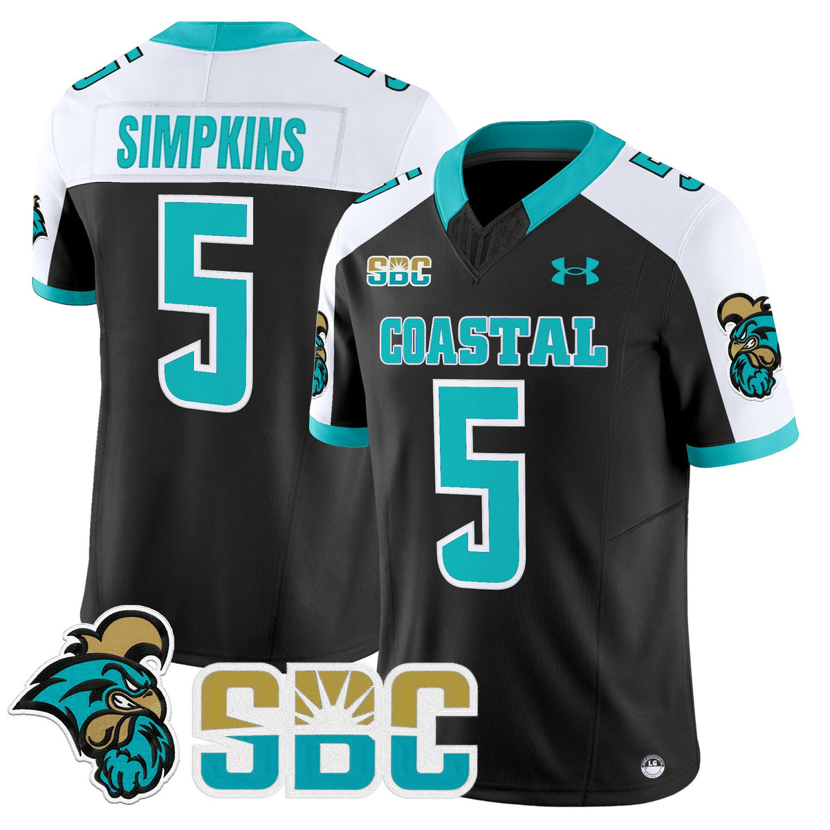 Men's Coastal Carolina Chanticleers 2025 Vapor Limited Jersey - All Stitched