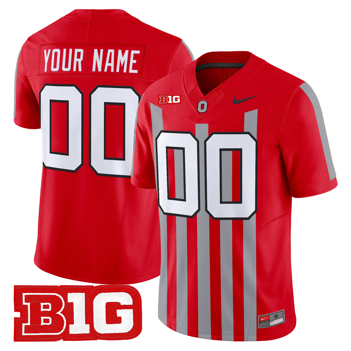 Ohio State Buckeyes Throwback Vapor Limited Custom Jersey - All Stitched