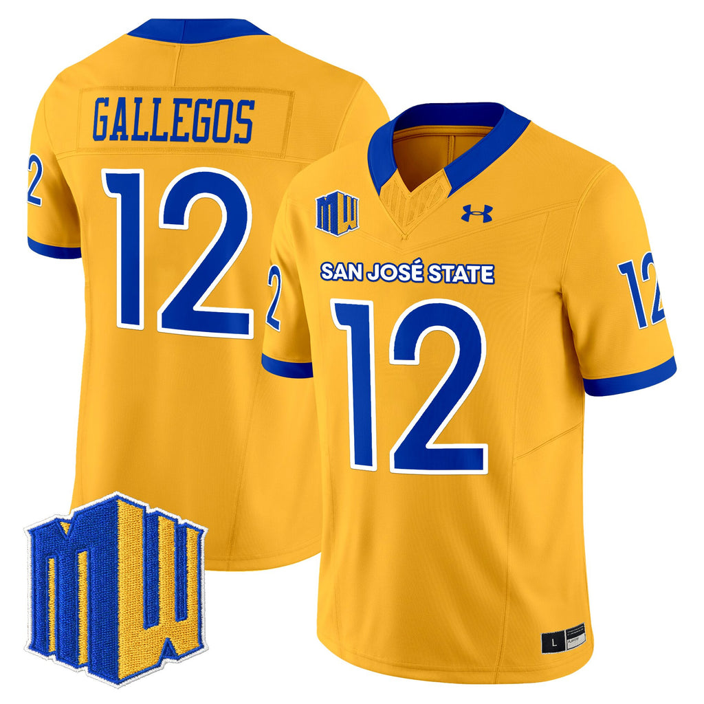 Men's San José State Spartans 2025 Vapor Limited Jersey - All Stitched