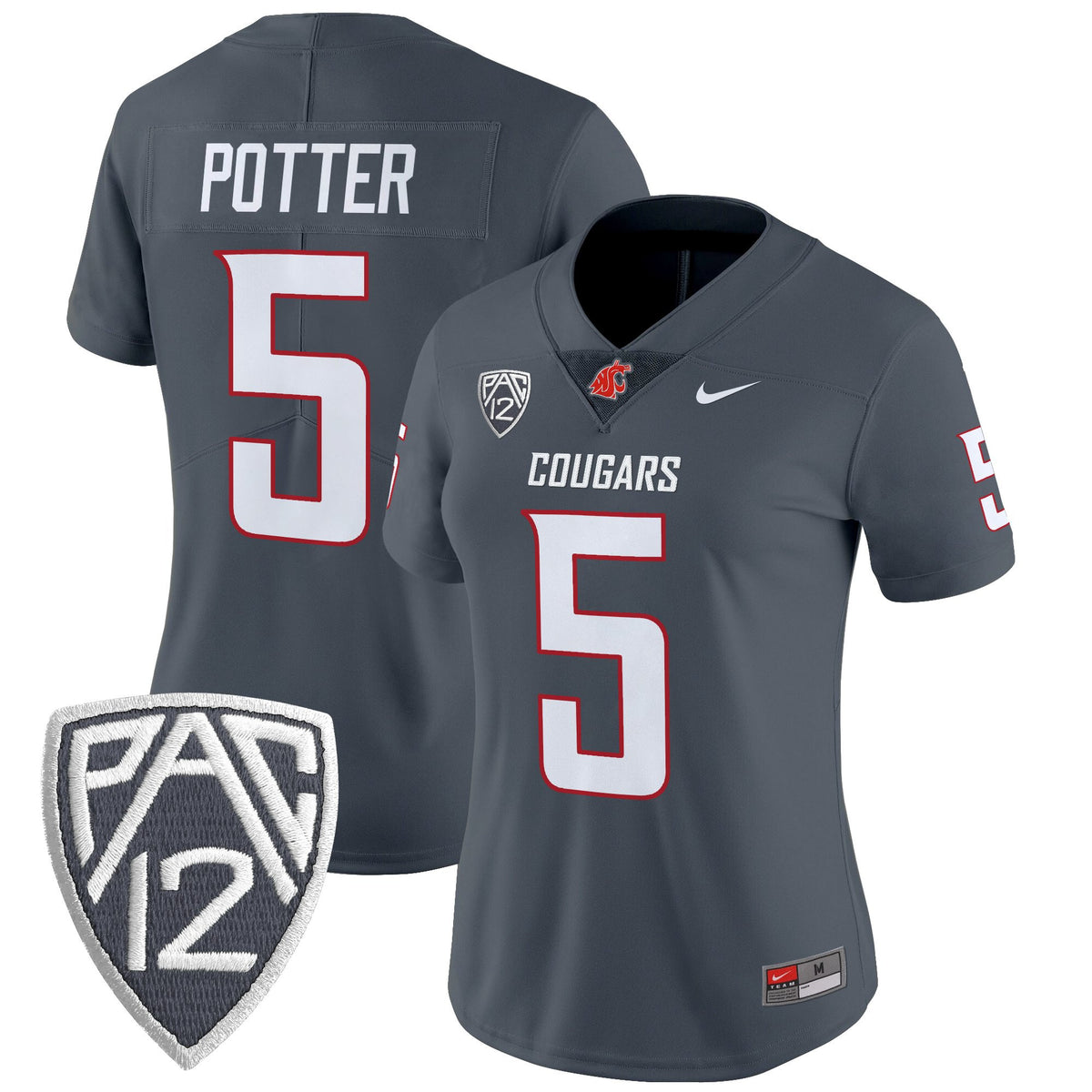 Women's Washington State Cougars 2025 Vapor Limited Jersey V2 - All Stitched