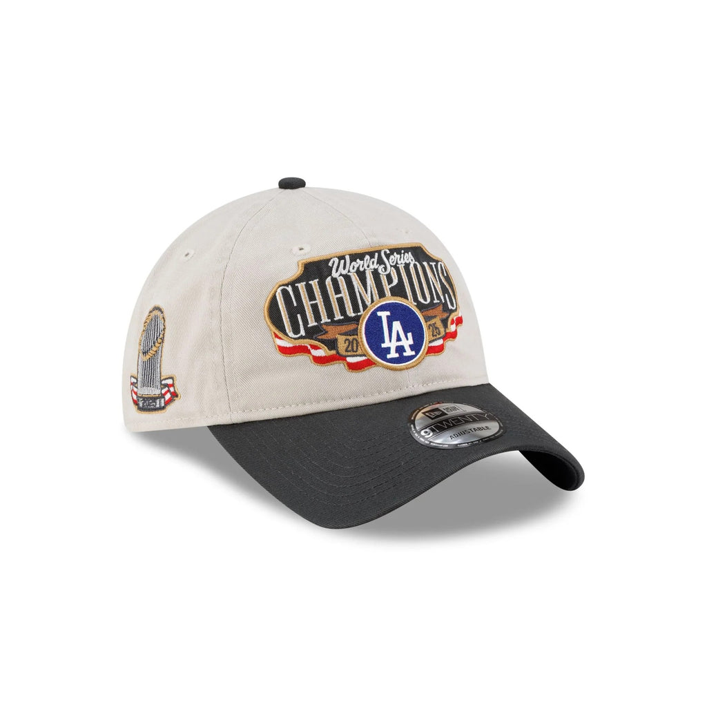 Dodgers 2025 World Series Champions Locker Room Adjustable Hat - Embroidered