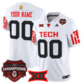 Texas Tech Red Raiders 2025 Big 12 Champions Vapor Limited Custom Jersey - All Stitched