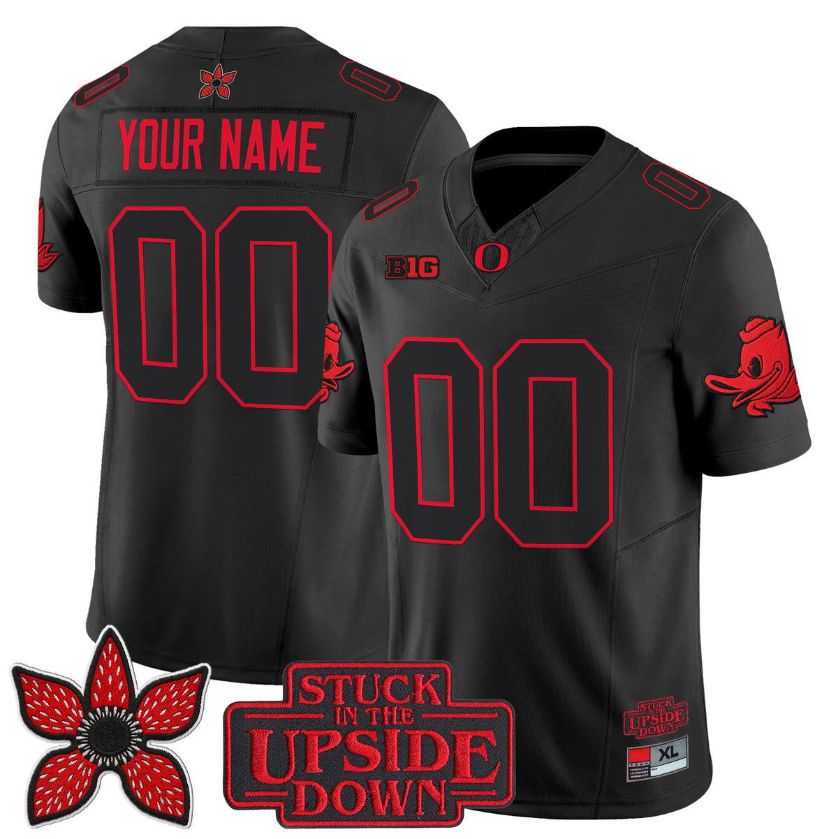 Oregon Ducks 'Stranger Things Edition' Vapor Limited Custom Jersey - All Stitched