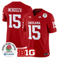 #15 Fernando Mendoza Indiana Hoosiers 2026 Rose Bowl Vapor Limited Jersey - All Stitched