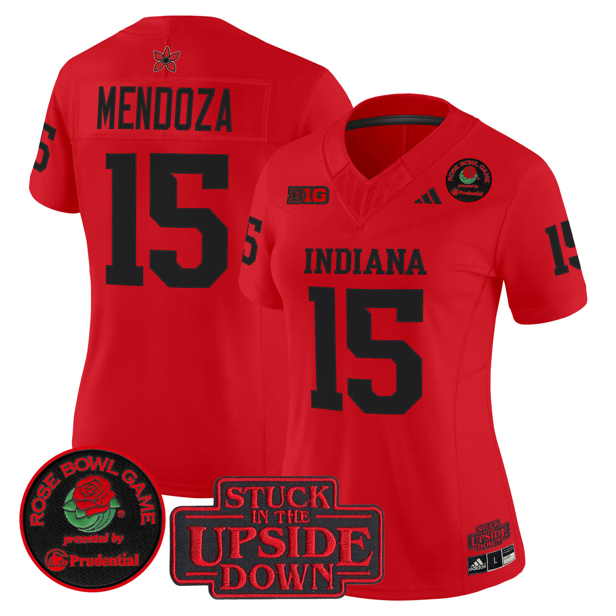 #15 Fernando Mendoza Indiana Hoosiers 2026 Rose Bowl Vapor Limited Jersey - All Stitched