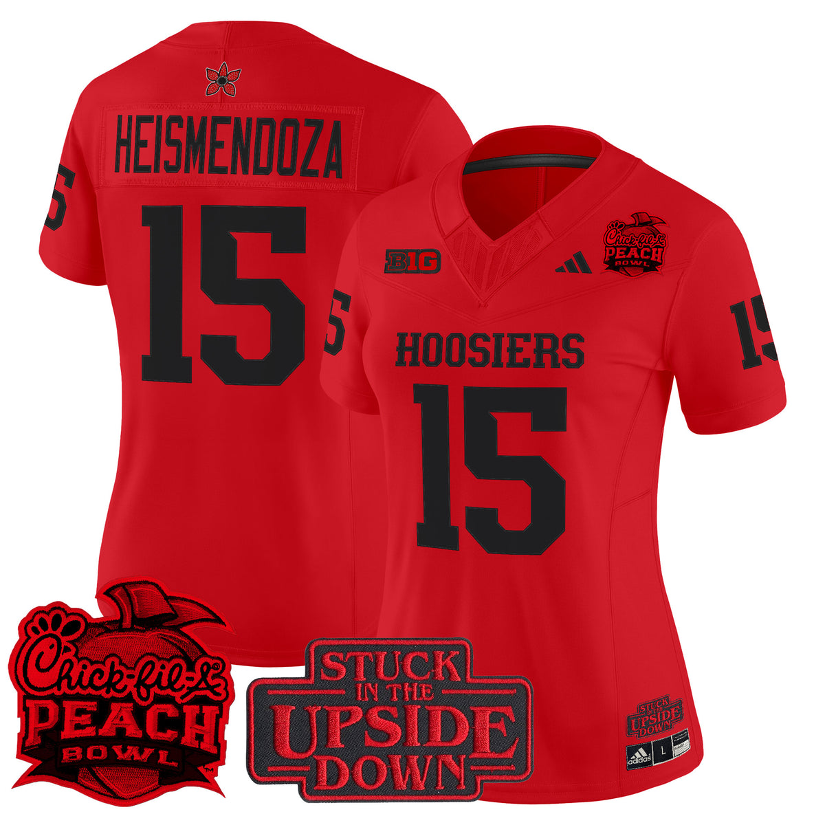 #15 Heismendoza Indiana Hoosiers 2026 Peach Bowl Vapor Limited Jersey - All Stitched