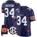 Bo Jackson Auburn Tigers Navy Jersey - All Stitched