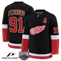 Black Sergei Fedorov Detroit Red Wings Premium Jersey - All Stitched