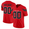 Battle Red Custom Football Jersey