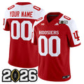 Indiana Hoosiers 2026 CFP Final Patch Vapor Limited Custom Jersey - All Stitched