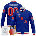 2026 USA Olympic Premium Custom Hockey Jacket - All Stitched