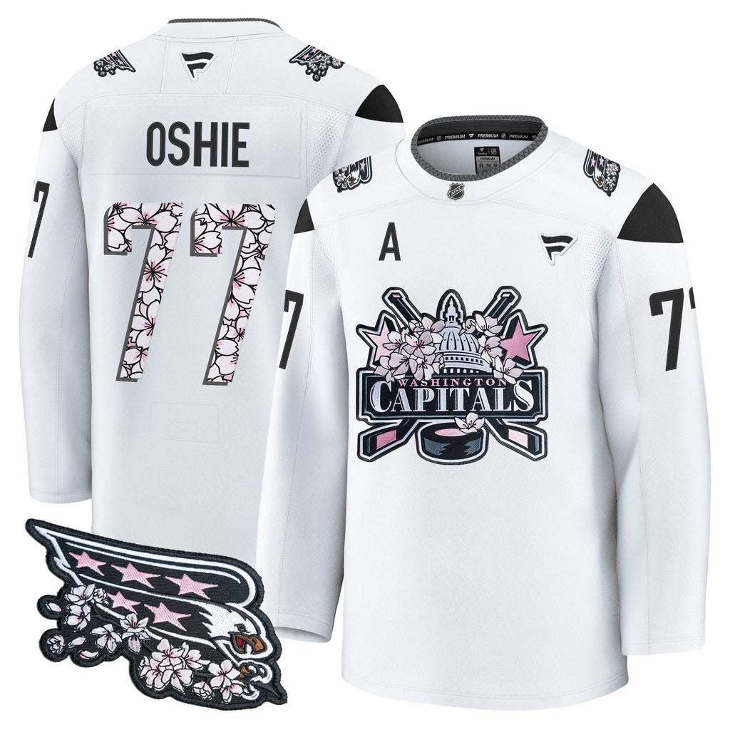 Men's Washington Capitals 2026 Cherry Blossom Premium Jersey - All Stitched