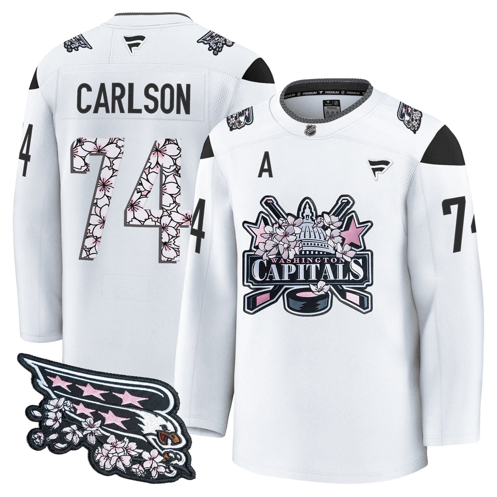 Men's Washington Capitals 2026 Cherry Blossom Premium Jersey - All Stitched