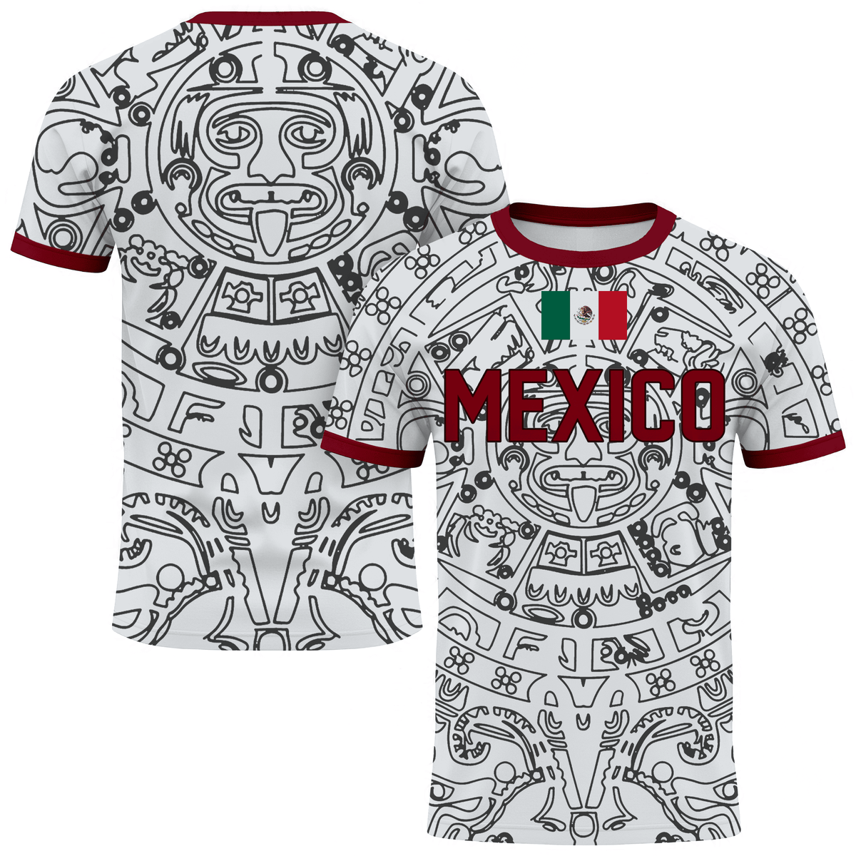 Aztec Mexico T-Shirt - Printed