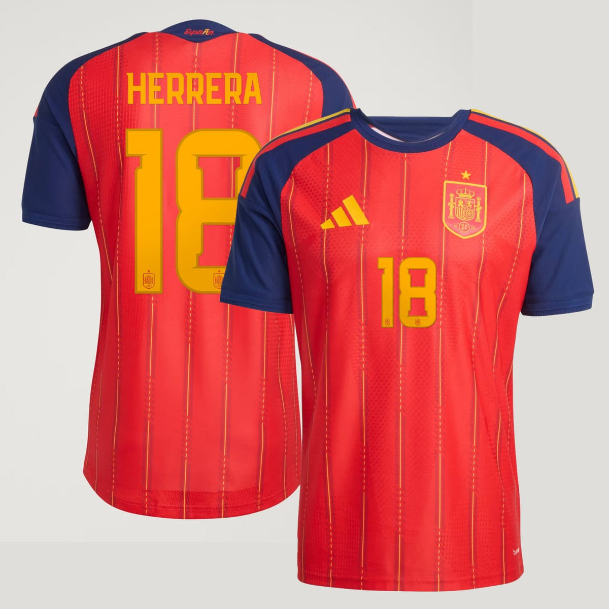 Herrera Spain 2026 World Cup Customized Jersey