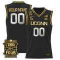 UConn Huskies 2026 Final Four Patch Custom Basketball Jersey - All Stitched
