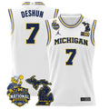 Michigan Wolverines Customized Basketball Jersey - All Stitched
