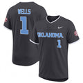 Wells Oklahoma Sooners Softball Jersey - All Stitched