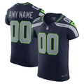 Navy Seattle Seahawks Vapor F.U.S.E. Elite Custom Jersey – All Stitched
