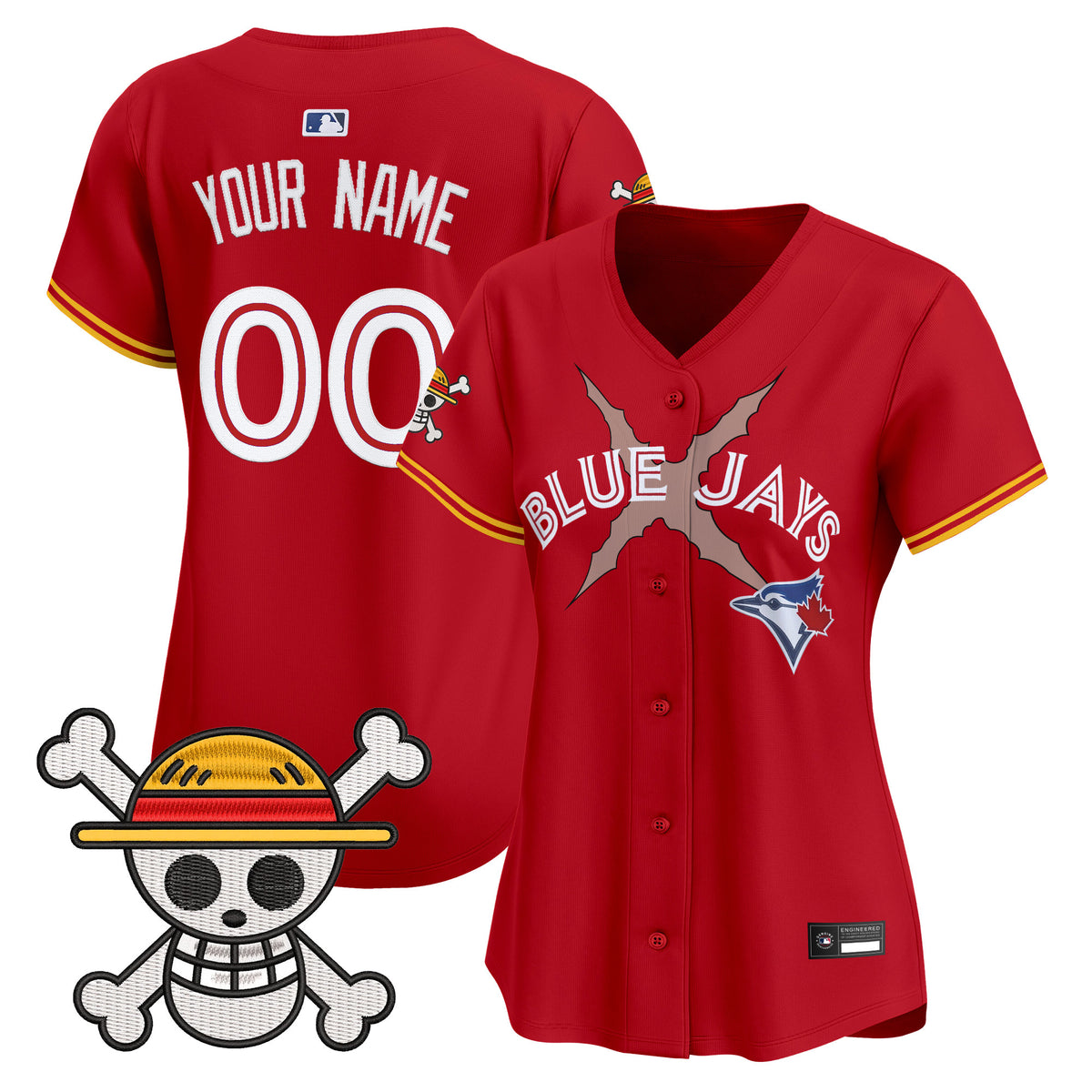 Blue Jays x One Piece Vapor Premier Limited Custom Jersey - Stitched