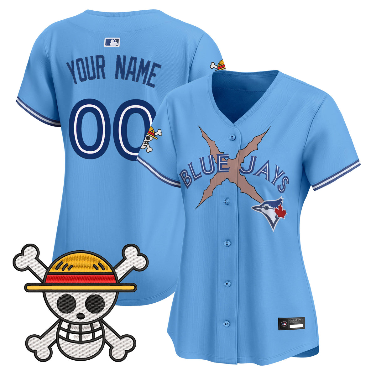 Blue Jays x One Piece Vapor Premier Limited Custom Jersey - Stitched