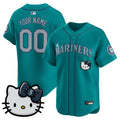 Seattle Mariners Hello Kitty Vapor Premier Limited Custom Jersey – All Stitched
