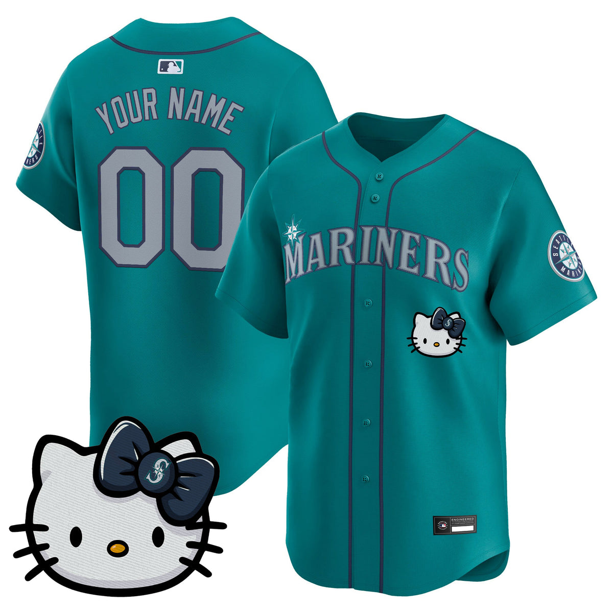 Seattle Mariners Hello Kitty Vapor Premier Limited Custom Jersey – All Stitched