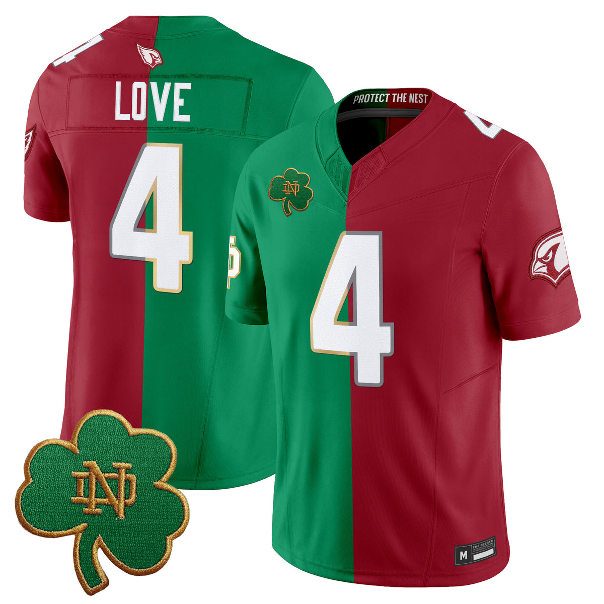 #4 Jeremiyah Love Split Vapor Limited Jersey - All Stitched