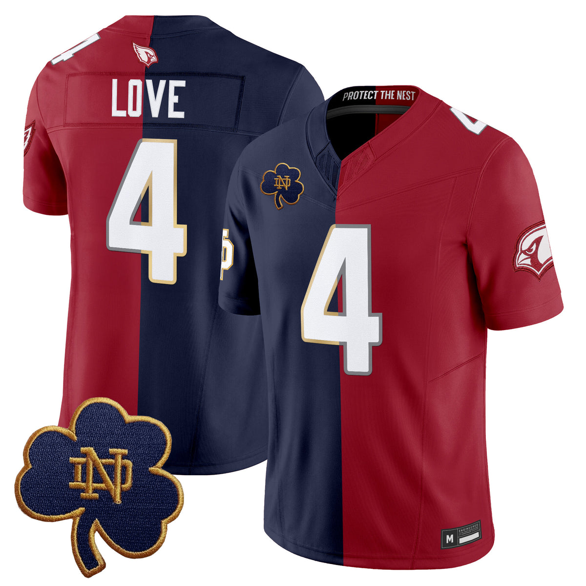 #4 Jeremiyah Love Split Vapor Limited Jersey - All Stitched
