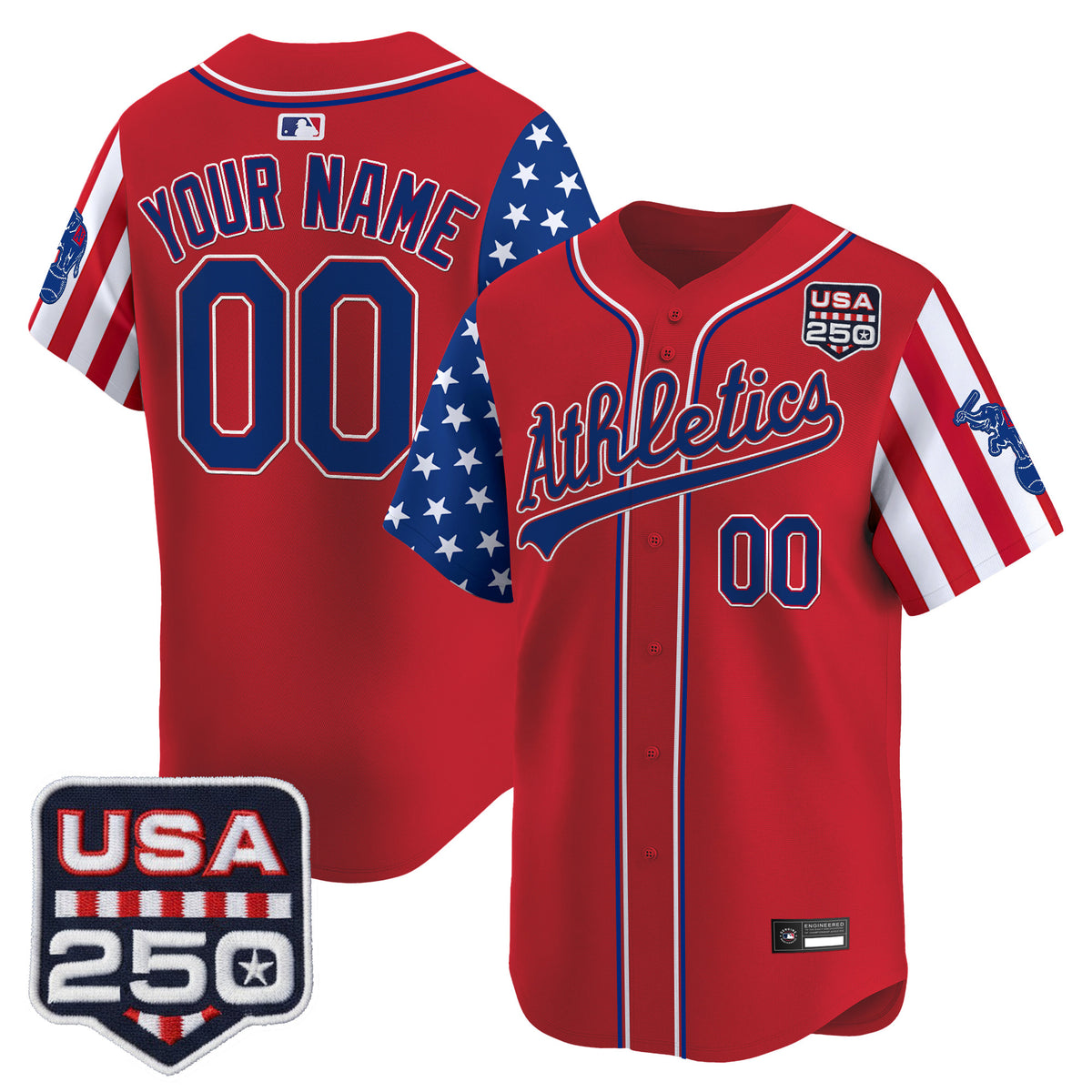 Athletics "America 250 Edition" Vapor Premier Limited Custom Jersey - All Stitched