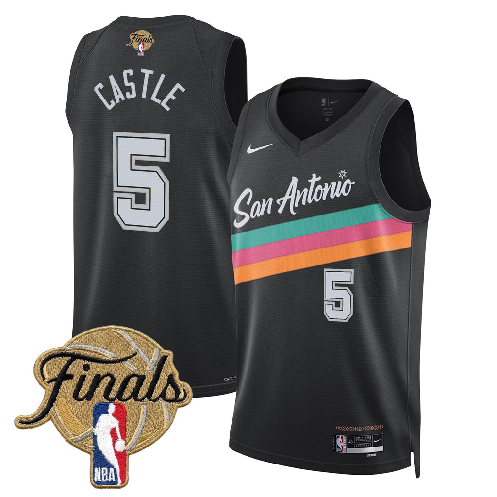 Men's San Antonio Spurs 2026 Finals Swingman Jersey - All Stitched
