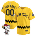 Yankees x Peanuts Vapor Premier Limited Custom Jersey - Stitched