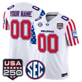 Georgia Bulldogs "America 250 Edition" Vapor Limited Custom Jersey - All Stitched