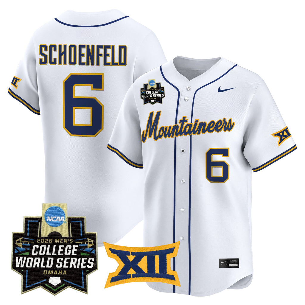 Men's West Virginia Mountaineers 2026 World Series Vapor Premier Limited Jersey V2 - All Stitched