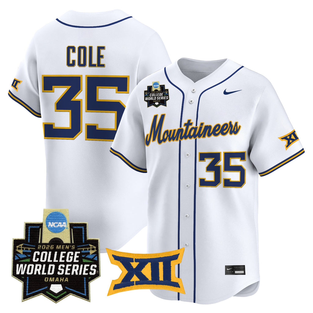 Men's West Virginia Mountaineers 2026 World Series Vapor Premier Limited Jersey V2 - All Stitched